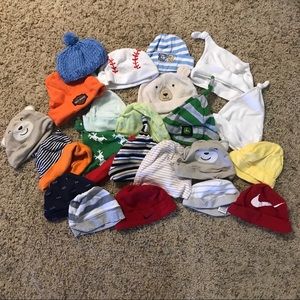 Bundle newborn boy hats